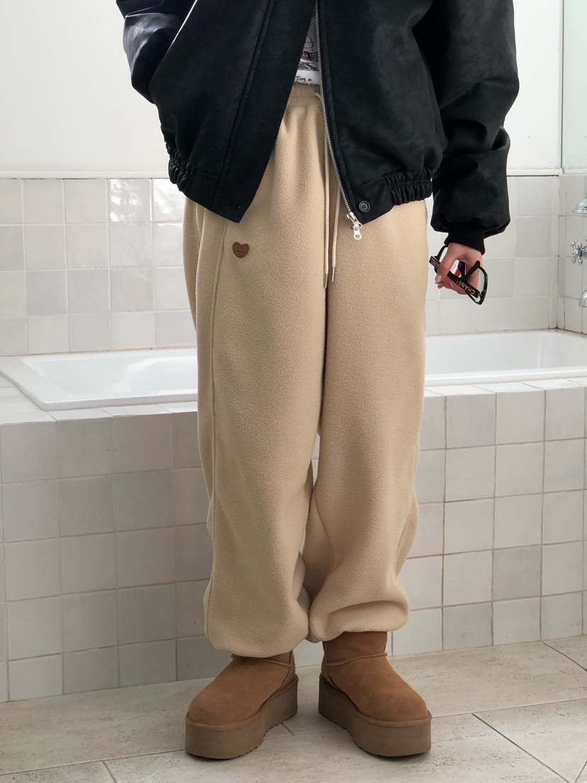 ONDO-P韓國代購㊣女士新款推薦職業時尚熱賣休閑褲羊毛開衩ONDO-P休閑褲