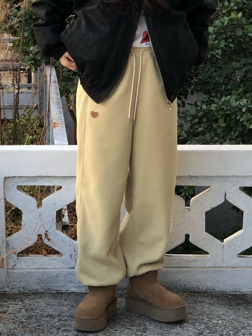 ONDO-P韓國代購㊣女士新款推薦職業時尚熱賣休閑褲羊毛開衩ONDO-P休閑褲圖色2