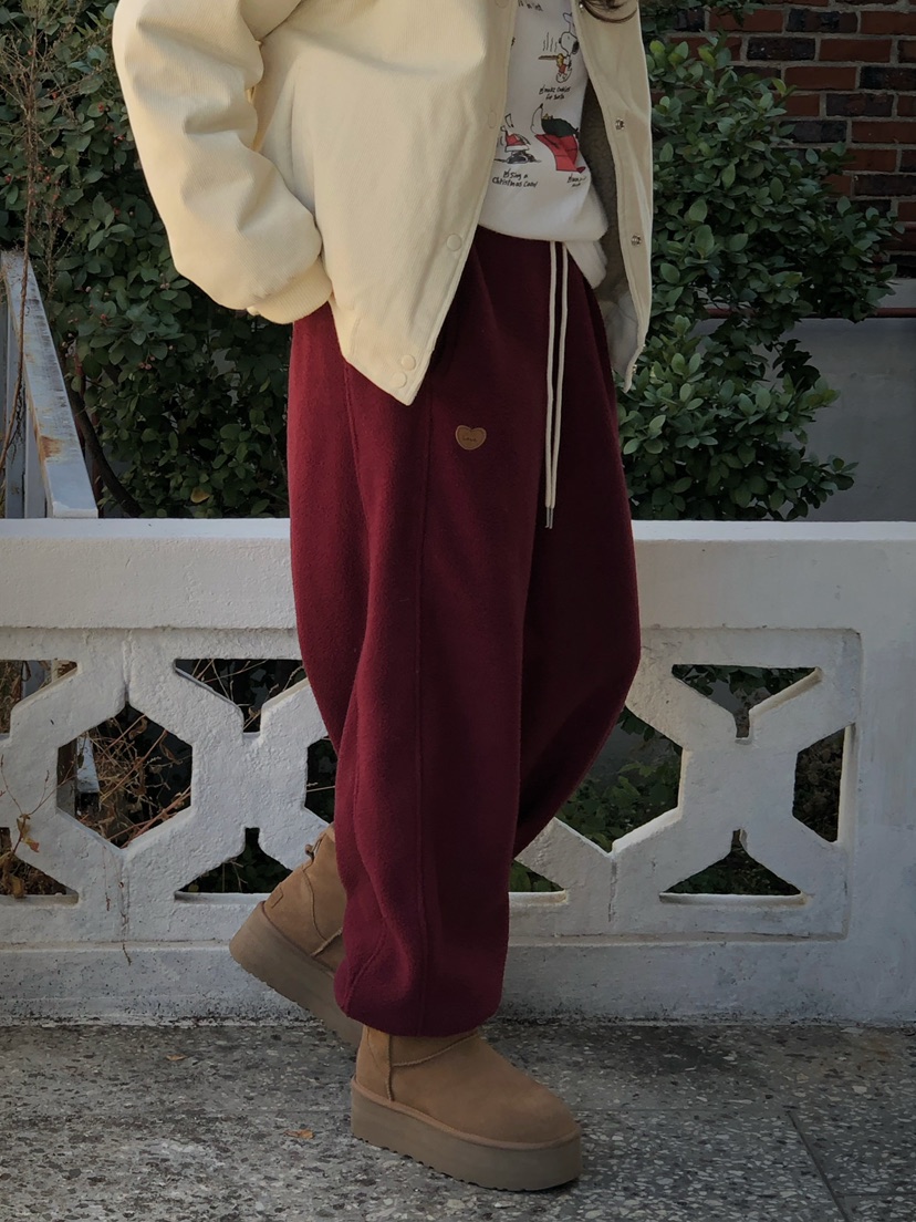 ONDO-P韓國代購㊣女士新款推薦職業時尚熱賣休閑褲羊毛開衩ONDO-P休閑褲圖色4