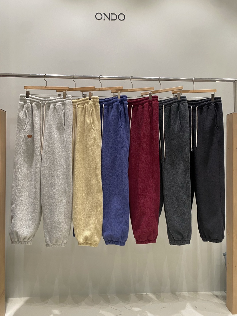 ONDO-P韓國代購㊣女士新款推薦職業時尚熱賣休閑褲羊毛開衩ONDO-P休閑褲圖色5左五色