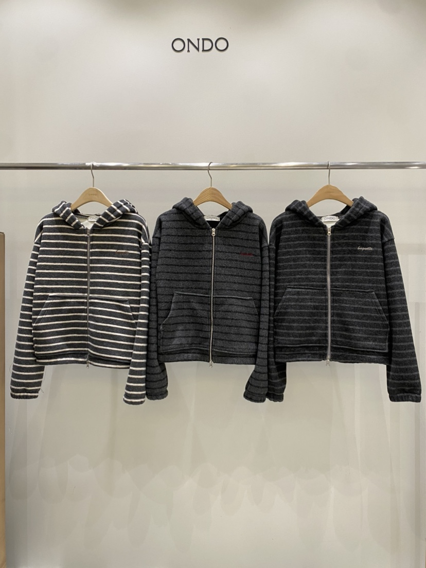 ONDO-P東大門㊣實拍女裝新品時尚真品25秋冬休閑針織衫連帽衫ONDO-P針織衫