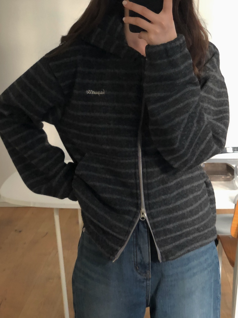 ONDO-P東大門㊣實拍女裝新品時尚真品25秋冬休閑針織衫連帽衫ONDO-P針織衫