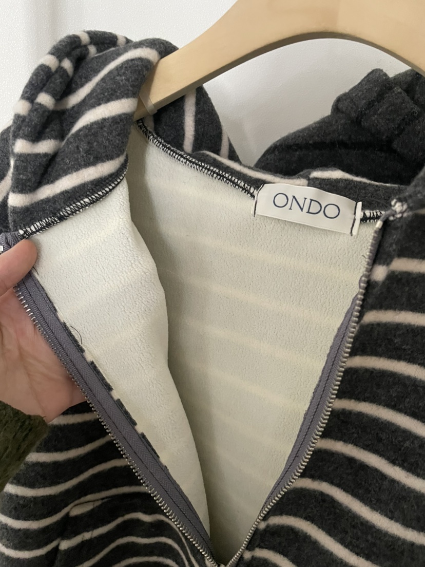 ONDO-P東大門㊣實拍女裝新品時尚真品25秋冬休閑針織衫連帽衫ONDO-P針織衫