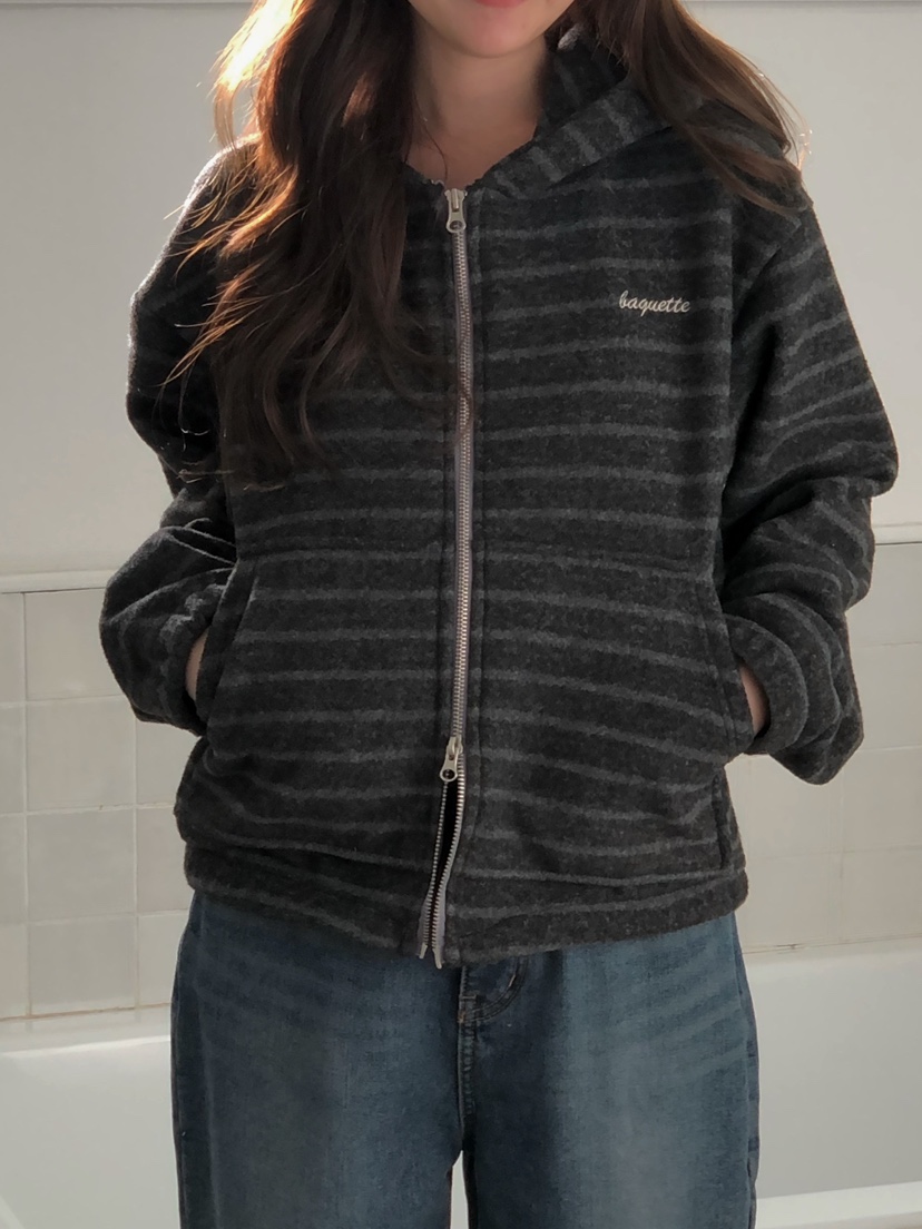 ONDO-P東大門㊣實拍女裝新品時尚真品25秋冬休閑針織衫連帽衫ONDO-P針織衫圖色1