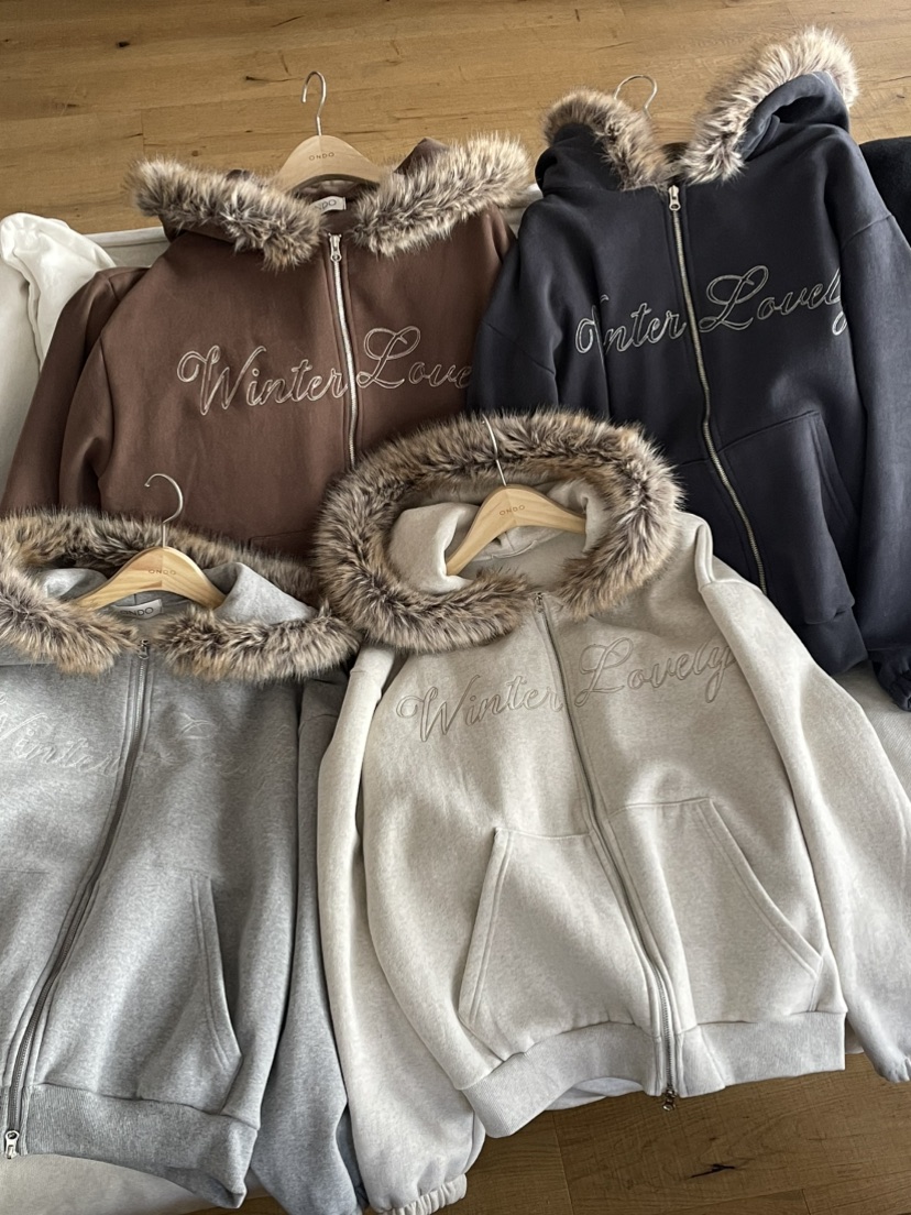 ONDO-P東大門㊣代購女士新品熱賣職業真品休閑夾克浣熊兜帽ONDO-P夾克