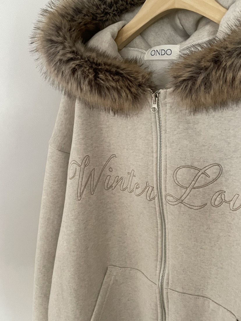 ONDO-P東大門㊣代購女士新品熱賣職業真品休閑夾克浣熊兜帽ONDO-P夾克