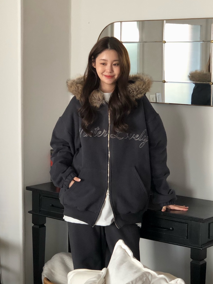 ONDO-P東大門㊣代購女士新品熱賣職業真品休閑夾克浣熊兜帽ONDO-P夾克