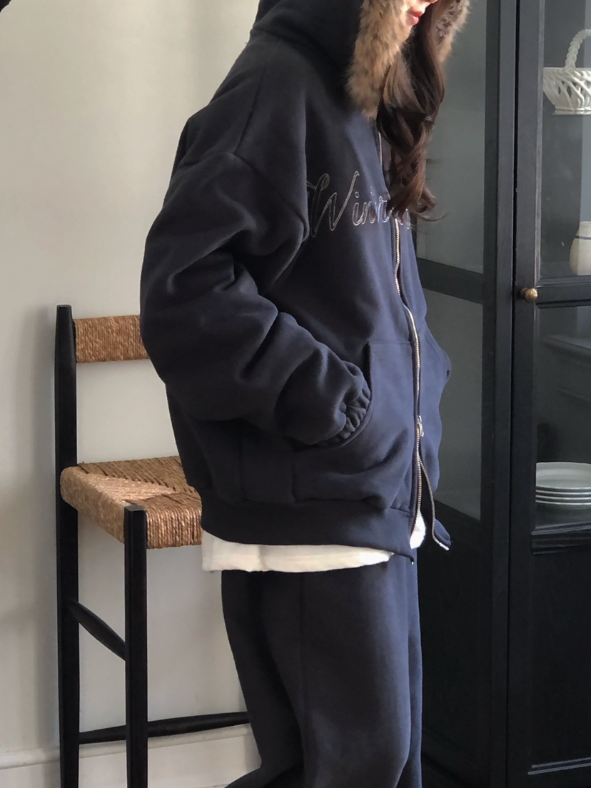 ONDO-P東大門㊣代購女士新品熱賣職業真品休閑夾克浣熊兜帽ONDO-P夾克