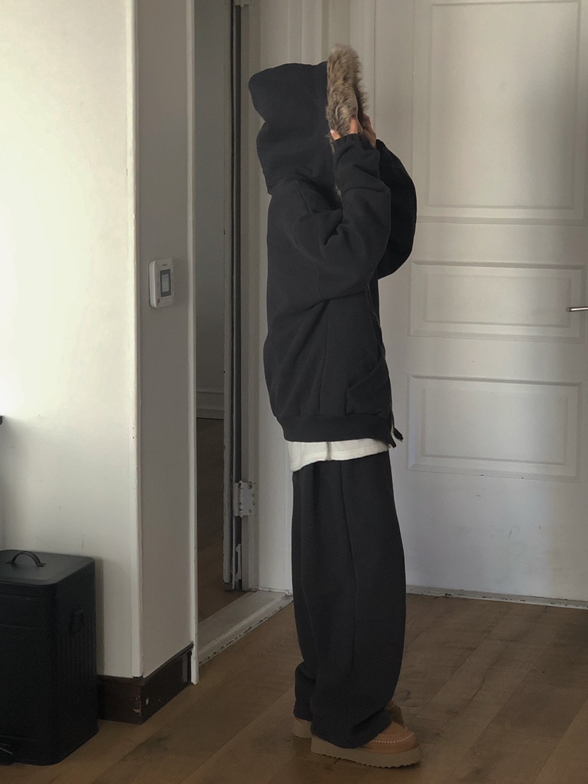 ONDO-P東大門㊣代購女士新品熱賣職業真品休閑夾克浣熊兜帽ONDO-P夾克