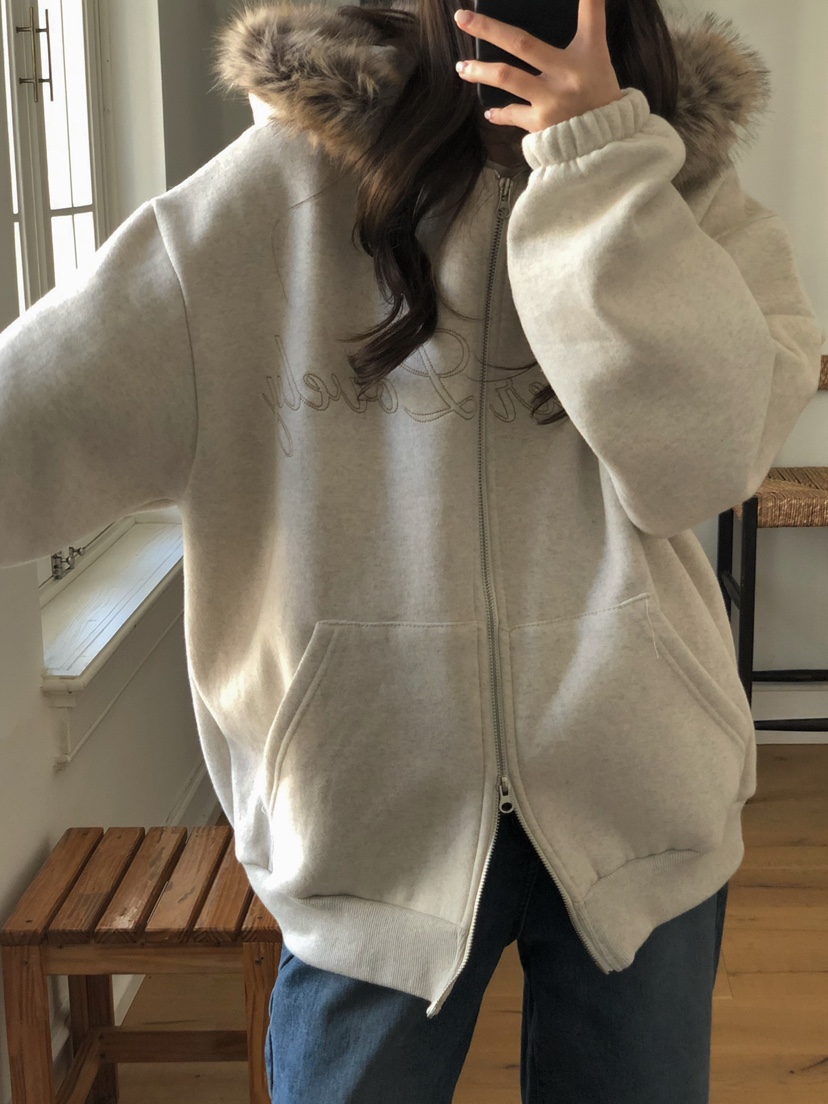 ONDO-P東大門㊣代購女士新品熱賣職業真品休閑夾克浣熊兜帽ONDO-P夾克