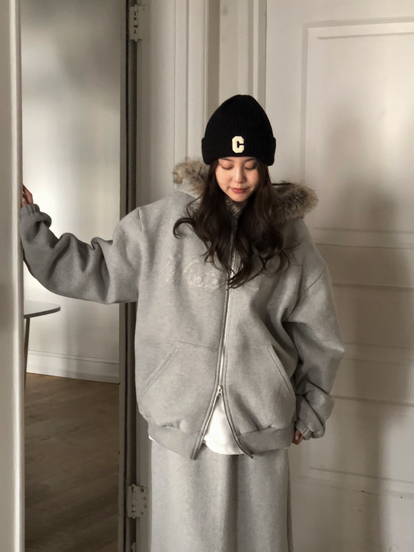 ONDO-P東大門㊣代購女士新品熱賣職業真品休閑夾克浣熊兜帽ONDO-P夾克