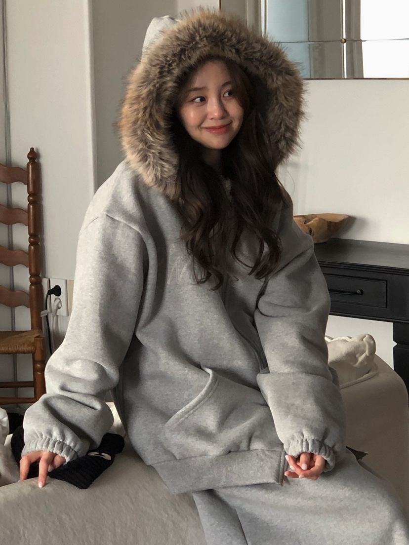 ONDO-P東大門㊣代購女士新品熱賣職業真品休閑夾克浣熊兜帽ONDO-P夾克