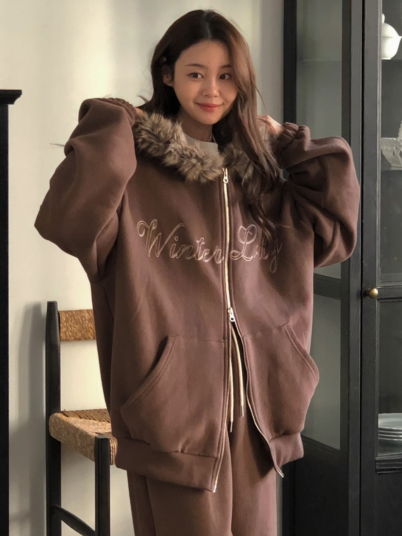 ONDO-P東大門㊣代購女士新品熱賣職業真品休閑夾克浣熊兜帽ONDO-P夾克