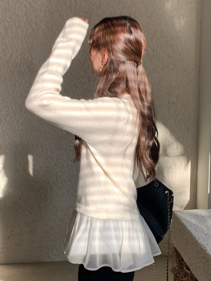 OLA東大門㊣實拍女裝新品職業熱賣人氣休閑推薦真品25秋冬針織衫mellor/OLA針織衫