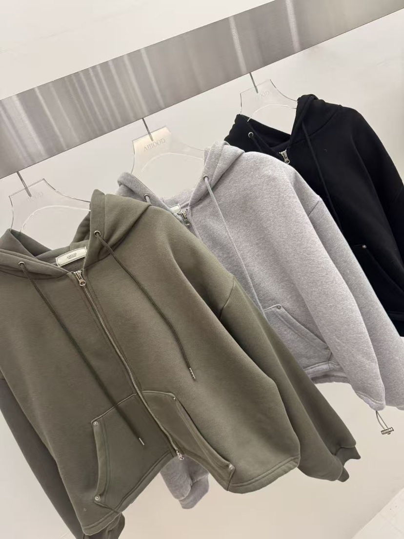 AMOOD東大門㊣直郵女裝新款職業時尚熱賣推薦25秋冬夾克拉鏈AMOOD夾克