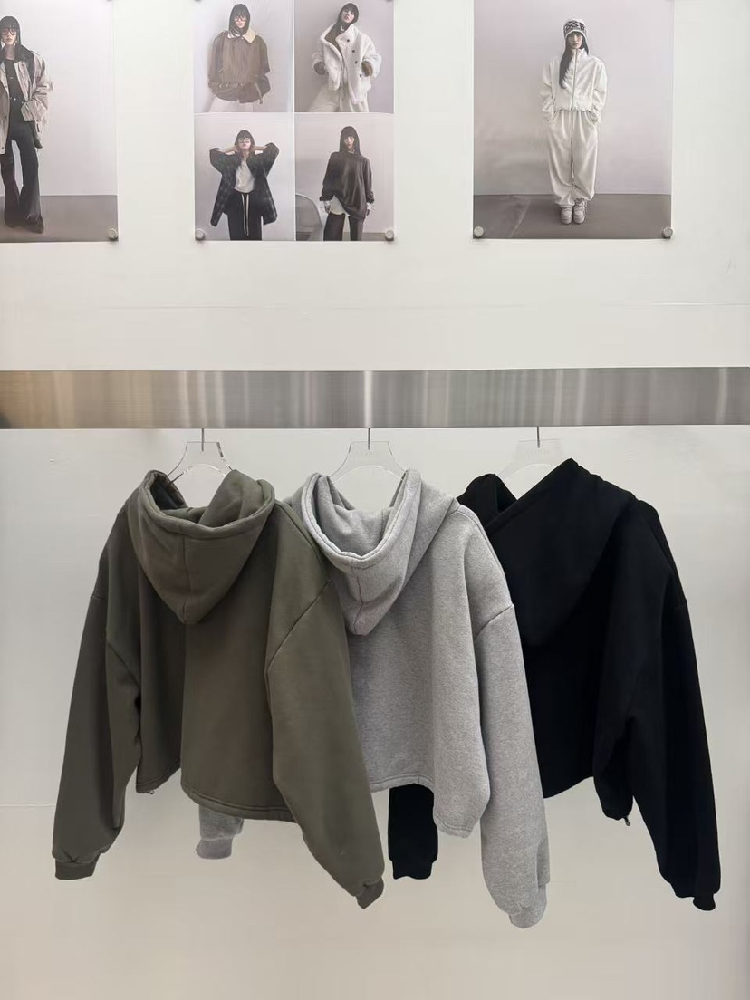 AMOOD東大門㊣直郵女裝新款職業時尚熱賣推薦25秋冬夾克拉鏈AMOOD夾克