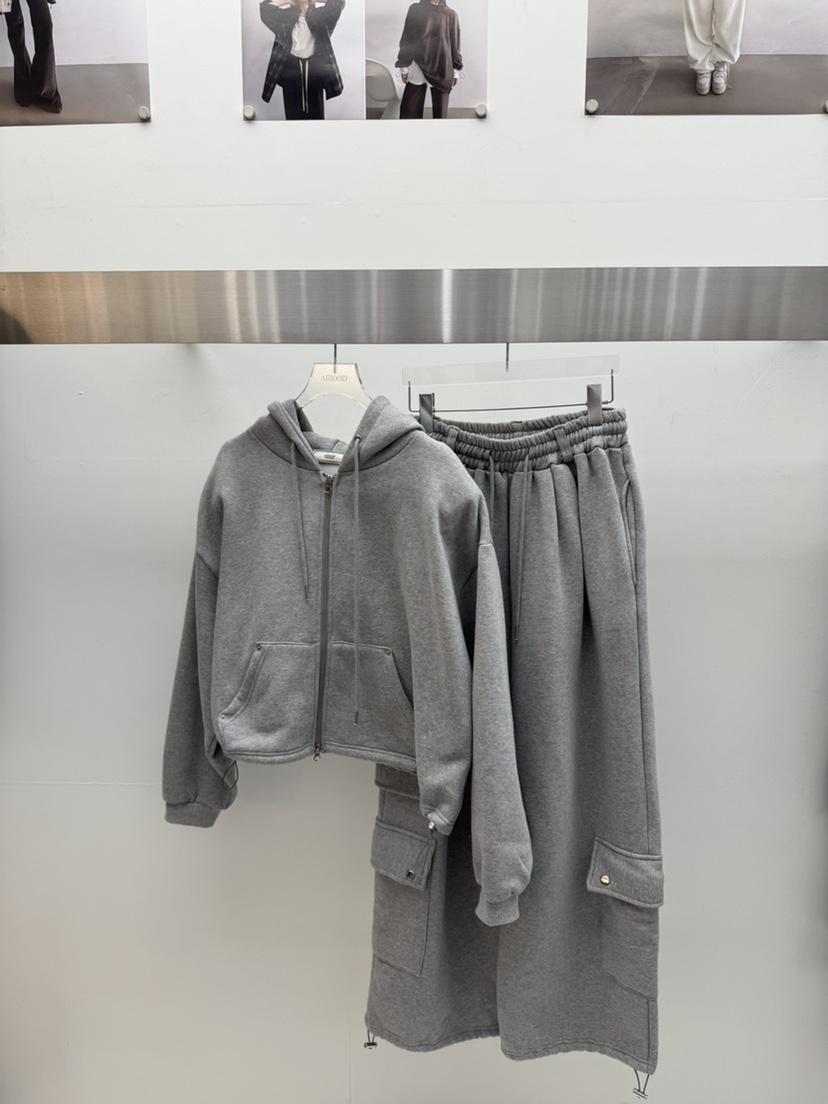 AMOOD東大門㊣直郵女裝新款職業時尚熱賣推薦25秋冬夾克拉鏈AMOOD夾克