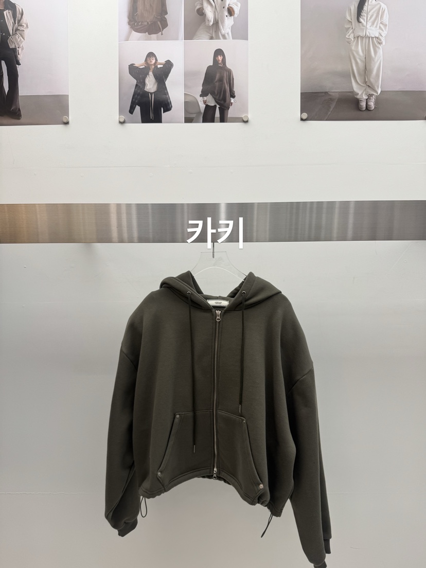 AMOOD東大門㊣直郵女裝新款職業時尚熱賣推薦25秋冬夾克拉鏈AMOOD夾克圖色1