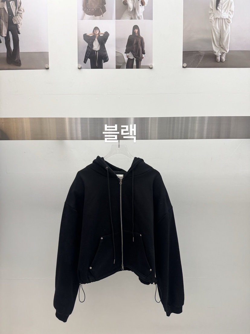 AMOOD東大門㊣直郵女裝新款職業時尚熱賣推薦25秋冬夾克拉鏈AMOOD夾克圖色2