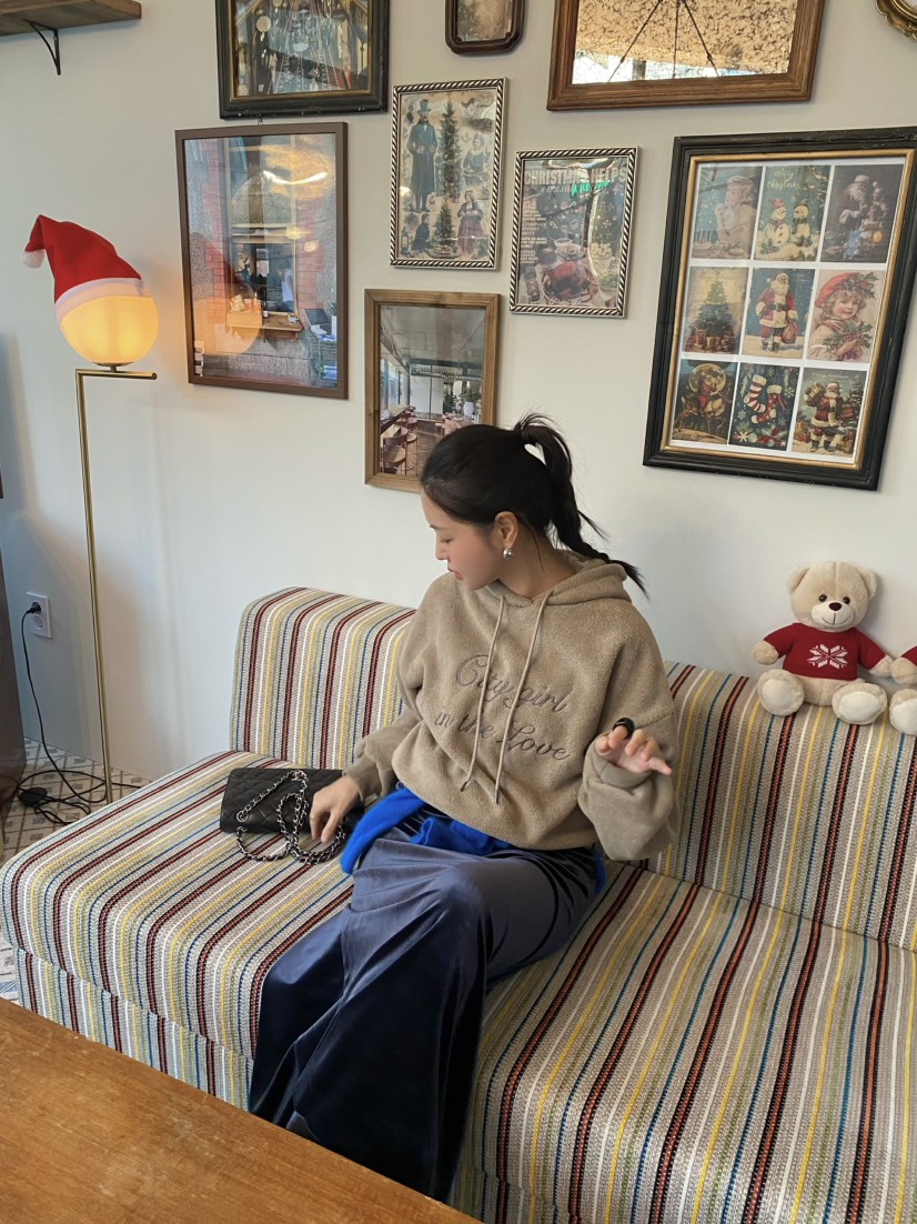 OUPPT東大門㊣實拍女裝新款職業休閑熱賣真品時尚推薦25秋冬衛衣OUPPT衛衣