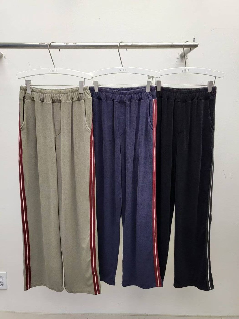 ZACCU韓國直郵㊣女士新品人氣職業推薦時尚真品休閑褲天鵝絨ZACCU休閑褲