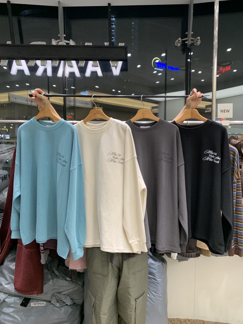 VAARA韓國代購㊣女士新品職業休閑熱賣真品時尚推薦長袖T恤VAARA長袖T恤