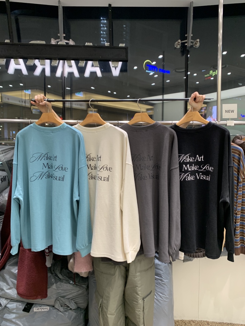 VAARA韓國代購㊣女士新品職業休閑熱賣真品時尚推薦長袖T恤VAARA長袖T恤