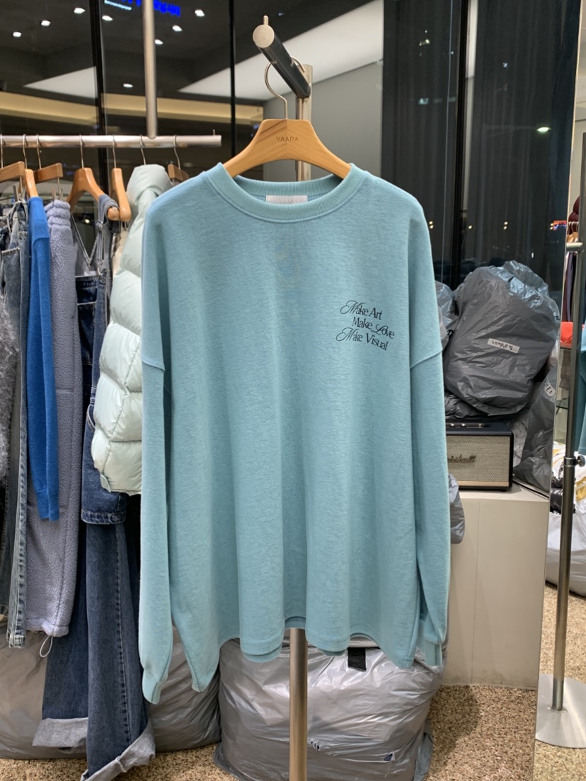 VAARA韓國代購㊣女士新品職業休閑熱賣真品時尚推薦長袖T恤VAARA長袖T恤圖色1