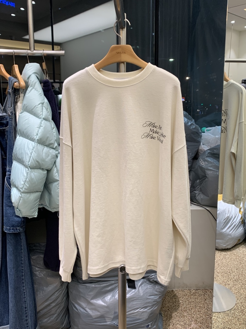 VAARA韓國代購㊣女士新品職業休閑熱賣真品時尚推薦長袖T恤VAARA長袖T恤圖色2