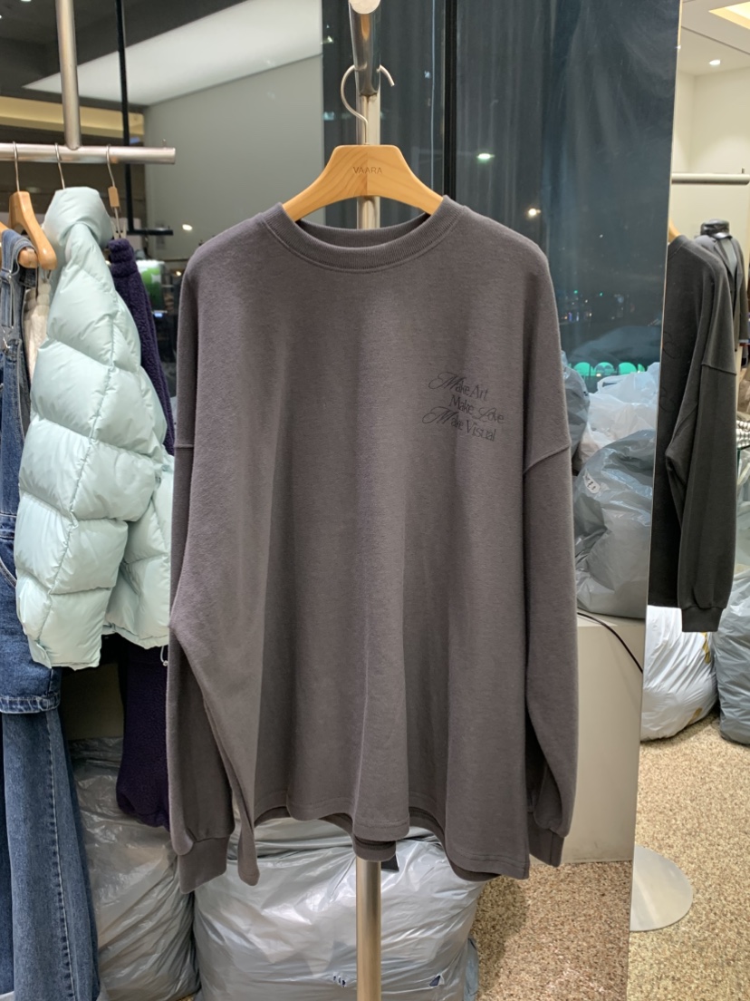 VAARA韓國代購㊣女士新品職業休閑熱賣真品時尚推薦長袖T恤VAARA長袖T恤圖色3