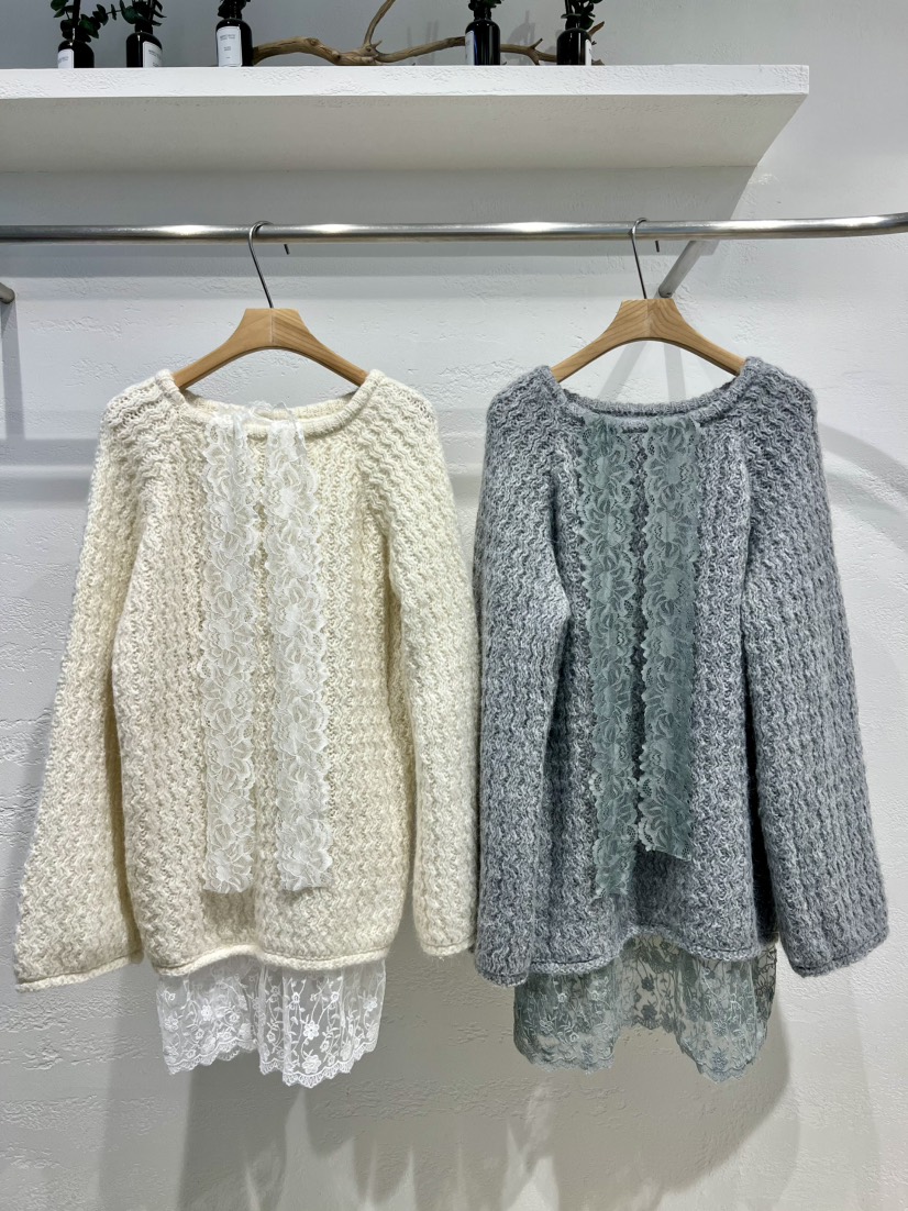 OLA韓國代購㊣女士新款熱賣真品推薦職業時尚人氣針織衫含脖帶mellor/OLA針織衫