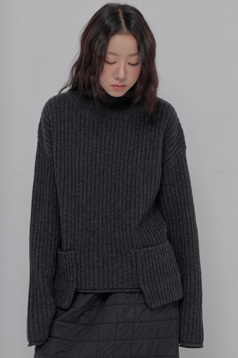 ATHEA東大門㊣實拍女裝新款25秋冬休閑時尚人氣推薦毛衣口袋ATHEA毛衣