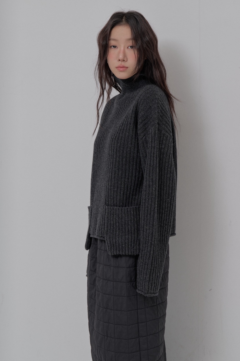 ATHEA東大門㊣實拍女裝新款25秋冬休閑時尚人氣推薦毛衣口袋ATHEA毛衣