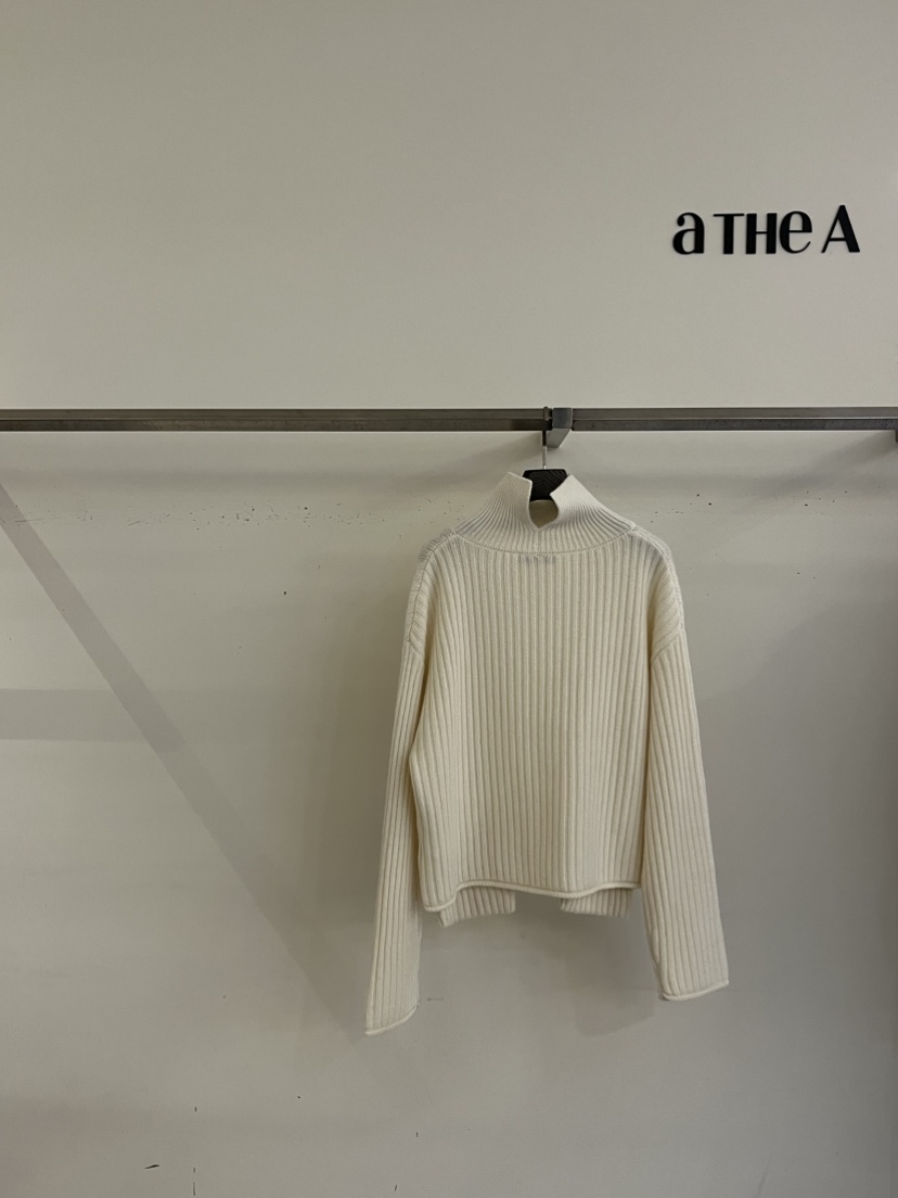 ATHEA東大門㊣實拍女裝新款25秋冬休閑時尚人氣推薦毛衣口袋ATHEA毛衣