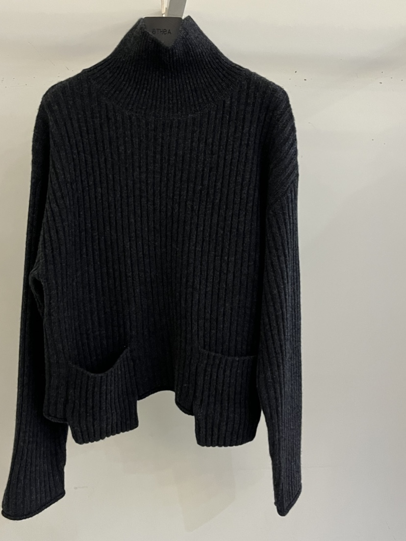 ATHEA東大門㊣實拍女裝新款25秋冬休閑時尚人氣推薦毛衣口袋ATHEA毛衣圖色2