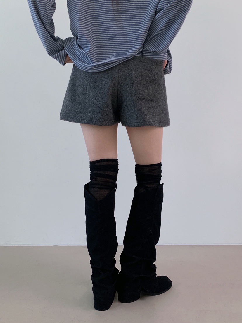 ZITTEN東大門㊣代購女裝新款真品推薦人氣25秋冬職業短褲羊毛ZITTEN短褲