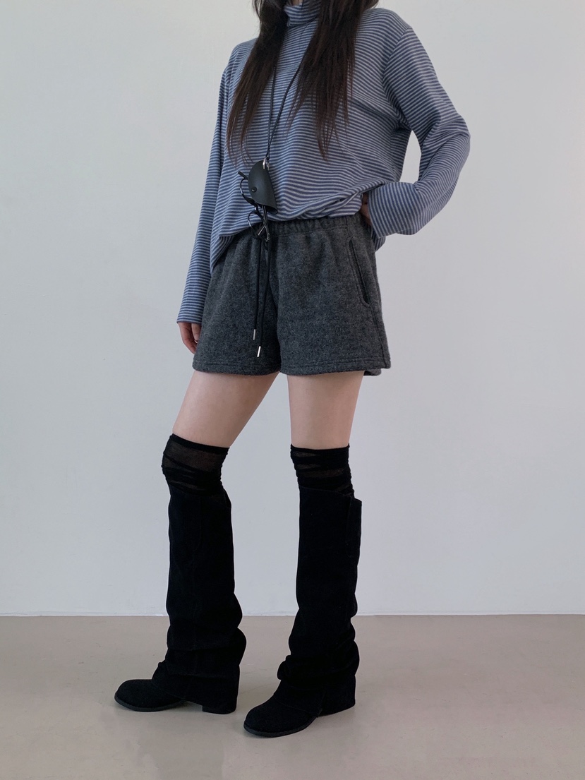 ZITTEN東大門㊣代購女裝新款真品推薦人氣25秋冬職業短褲羊毛ZITTEN短褲