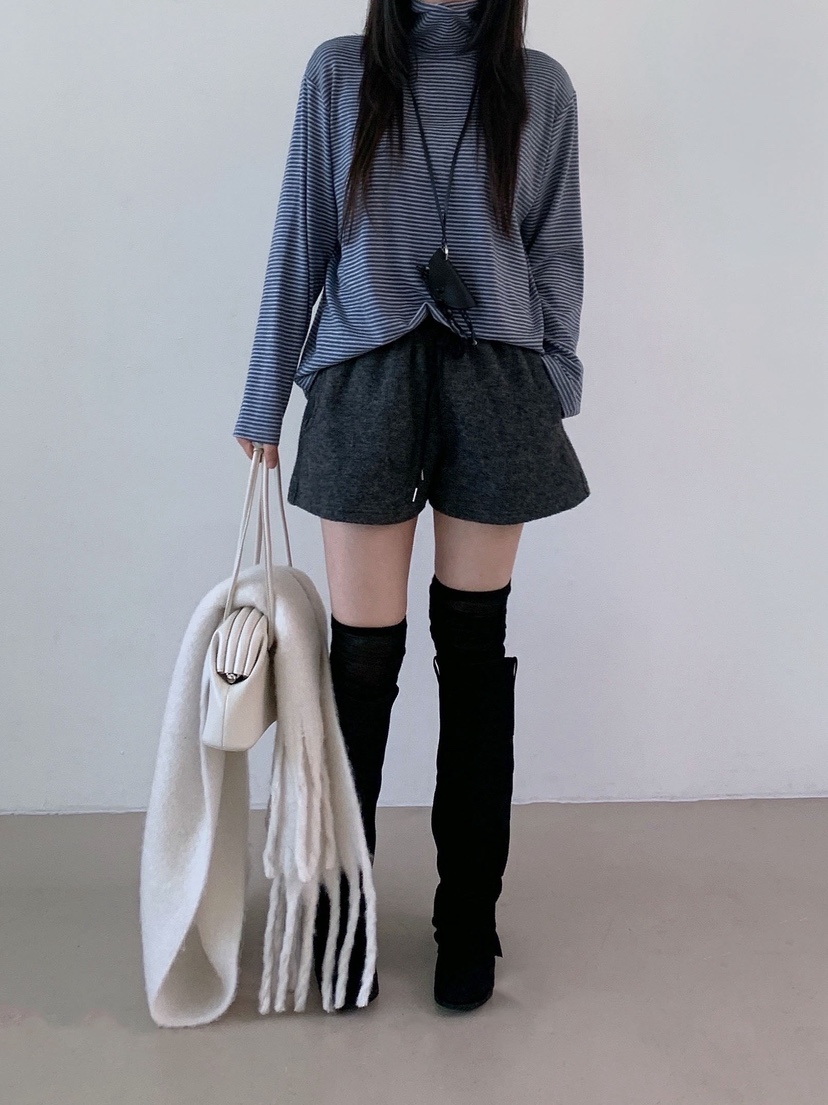 ZITTEN東大門㊣代購女裝新款真品推薦人氣25秋冬職業短褲羊毛ZITTEN短褲