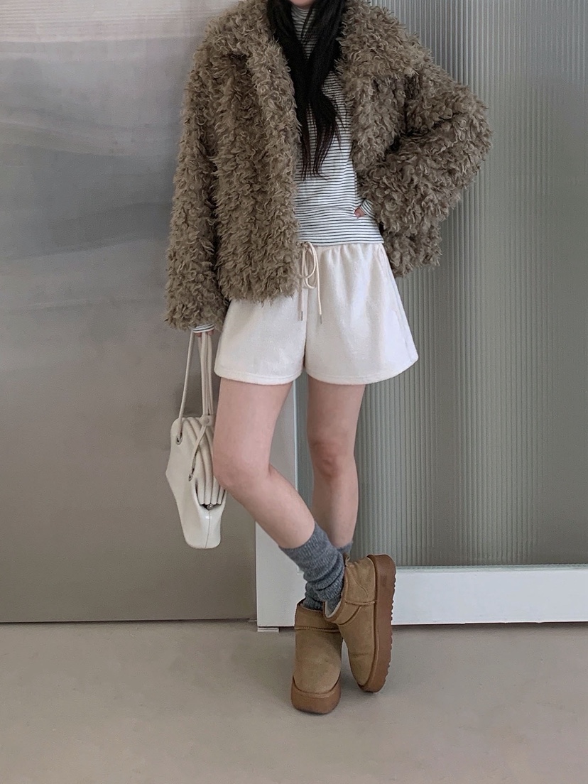 ZITTEN東大門㊣代購女裝新款真品推薦人氣25秋冬職業短褲羊毛ZITTEN短褲