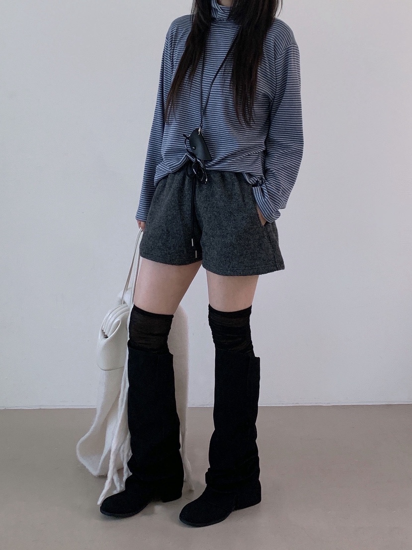 ZITTEN東大門㊣代購女裝新款真品推薦人氣25秋冬職業短褲羊毛ZITTEN短褲