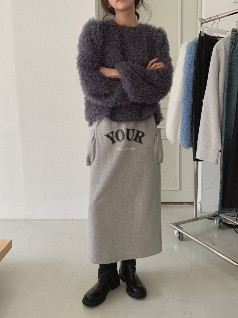 MOSMOS韓國代購㊣女裝新品職業推薦25秋冬人氣真品休閑毛衣MOSMOS毛衣