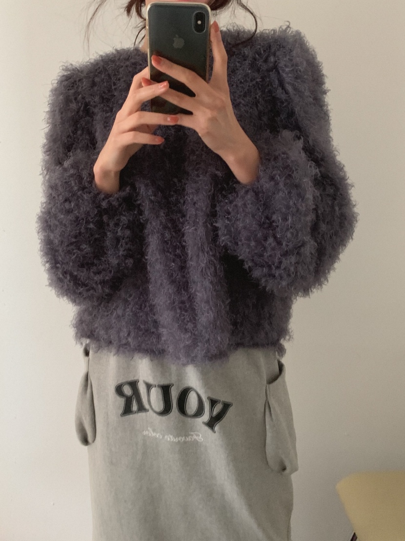 MOSMOS韓國代購㊣女裝新品職業推薦25秋冬人氣真品休閑毛衣MOSMOS毛衣