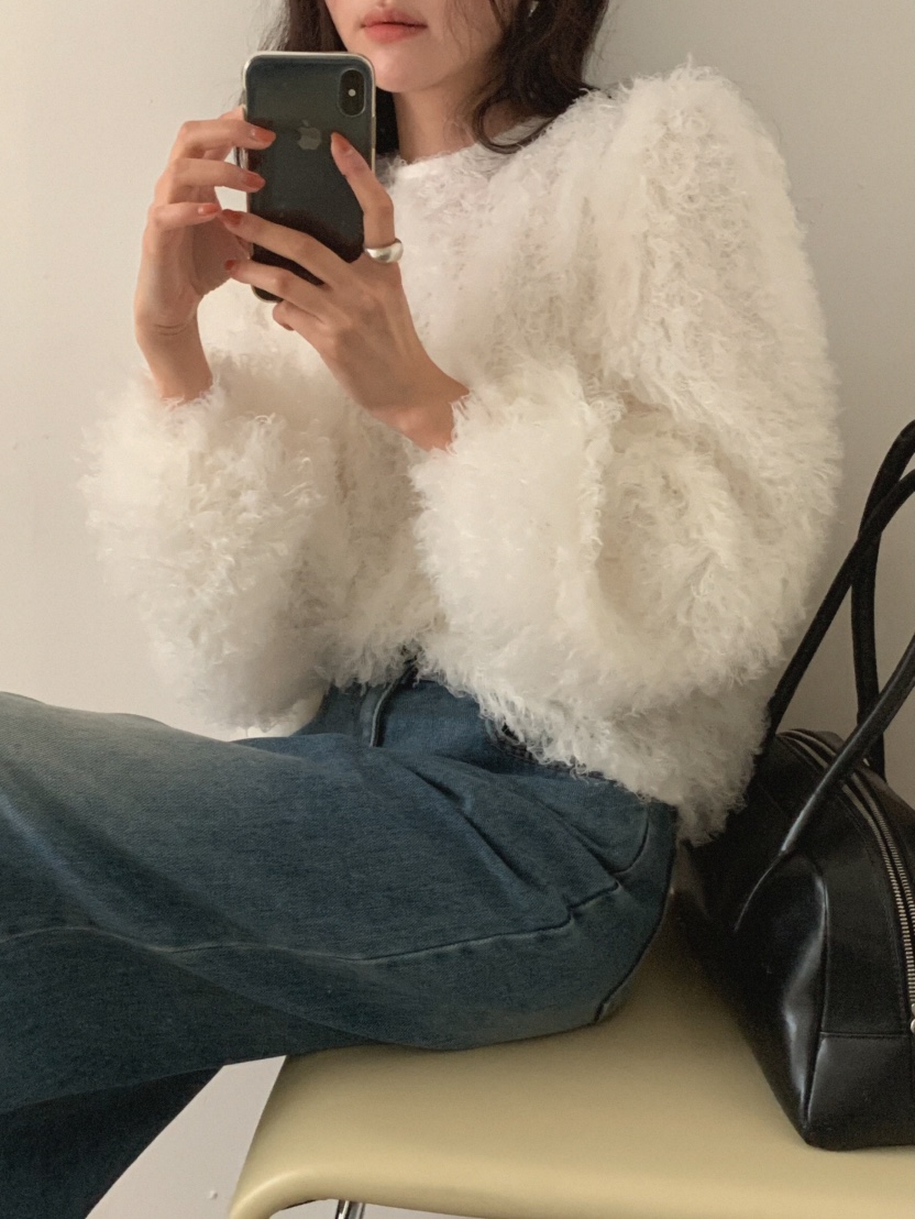 MOSMOS韓國代購㊣女裝新品職業推薦25秋冬人氣真品休閑毛衣MOSMOS毛衣