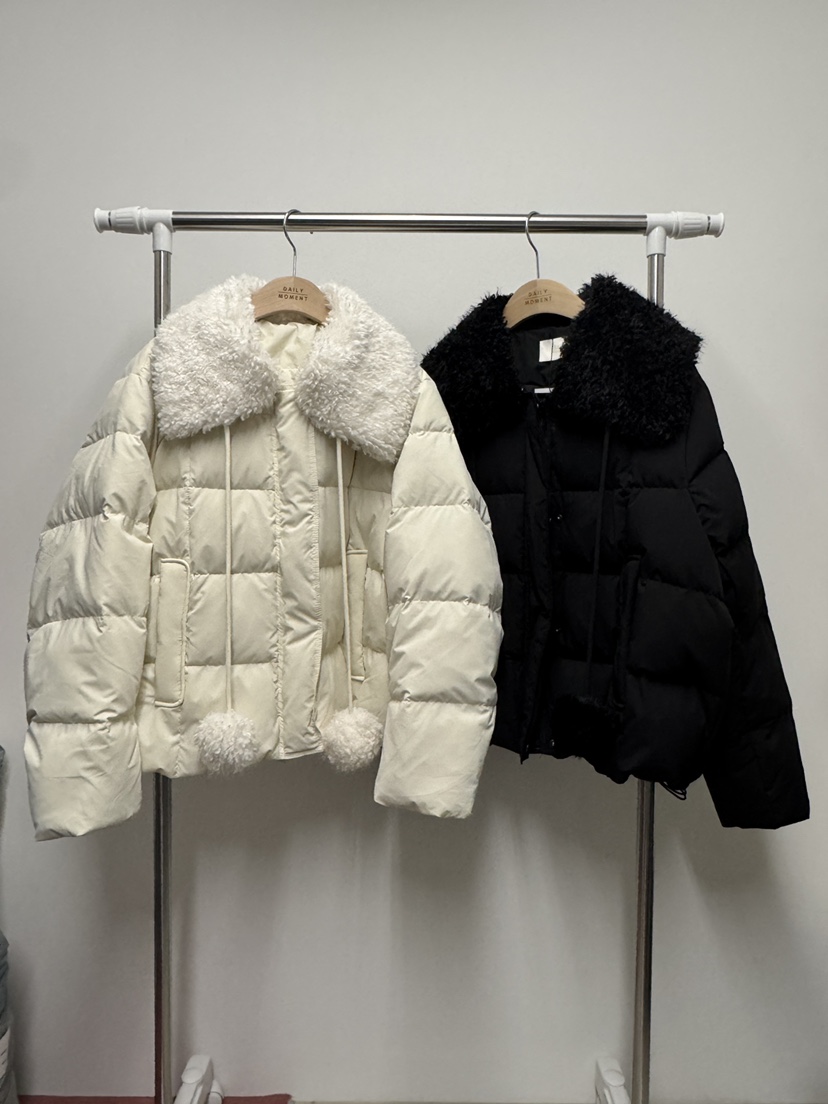 DAILY MOMENT韓國直郵㊣女裝新品職業25秋冬推薦短款羽絨服DAILY MOMENT短款羽絨服