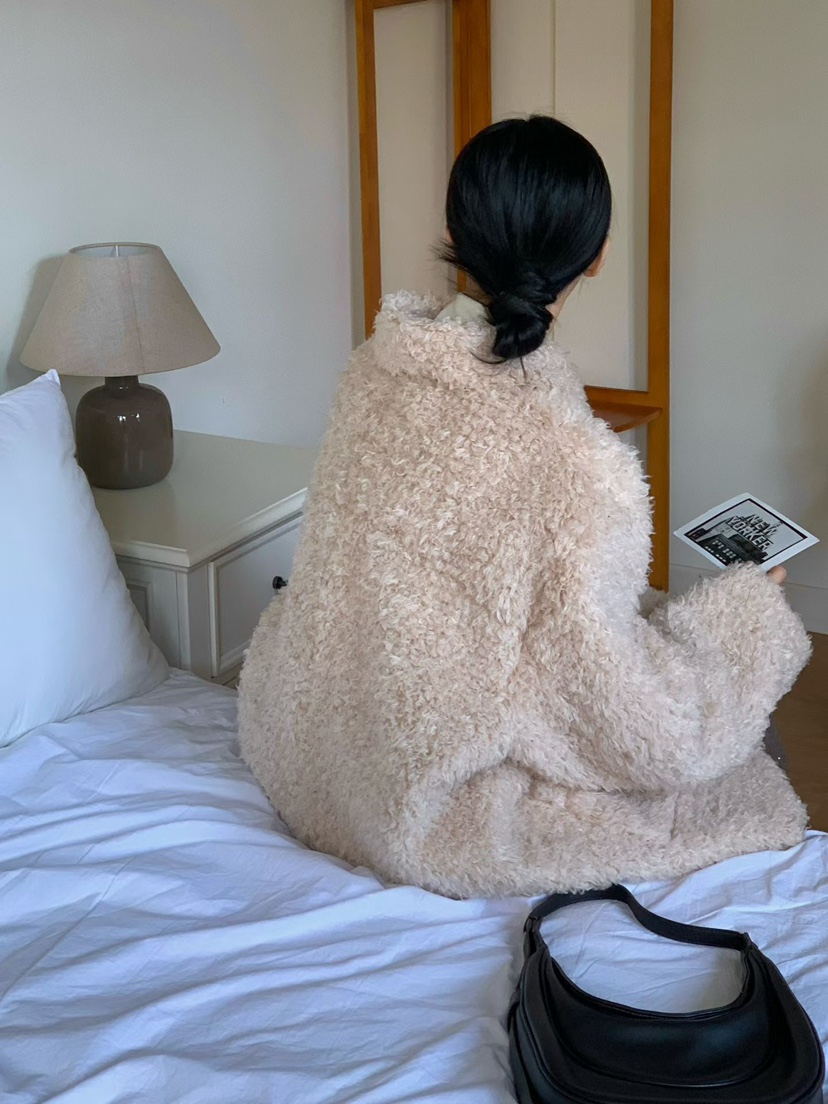 BINUS東大門㊣直郵女士新品熱賣職業時尚推薦休閑25秋冬短款大衣BINUS短款大衣