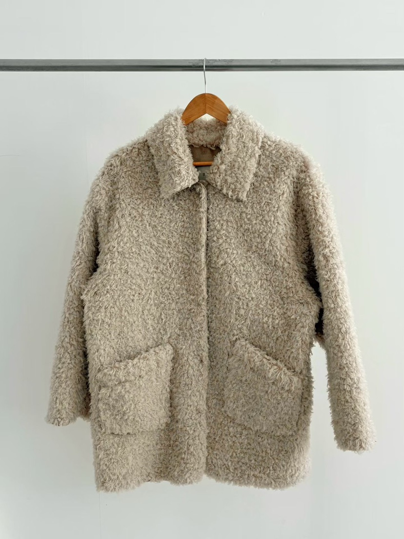 BINUS東大門㊣直郵女士新品熱賣職業時尚推薦休閑25秋冬短款大衣BINUS短款大衣圖色1