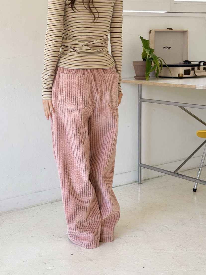 BEFORE SUNRISE東大門㊣直郵女裝新品時尚熱賣推薦休閑褲羊毛BEFORE SUNRISE休閑褲