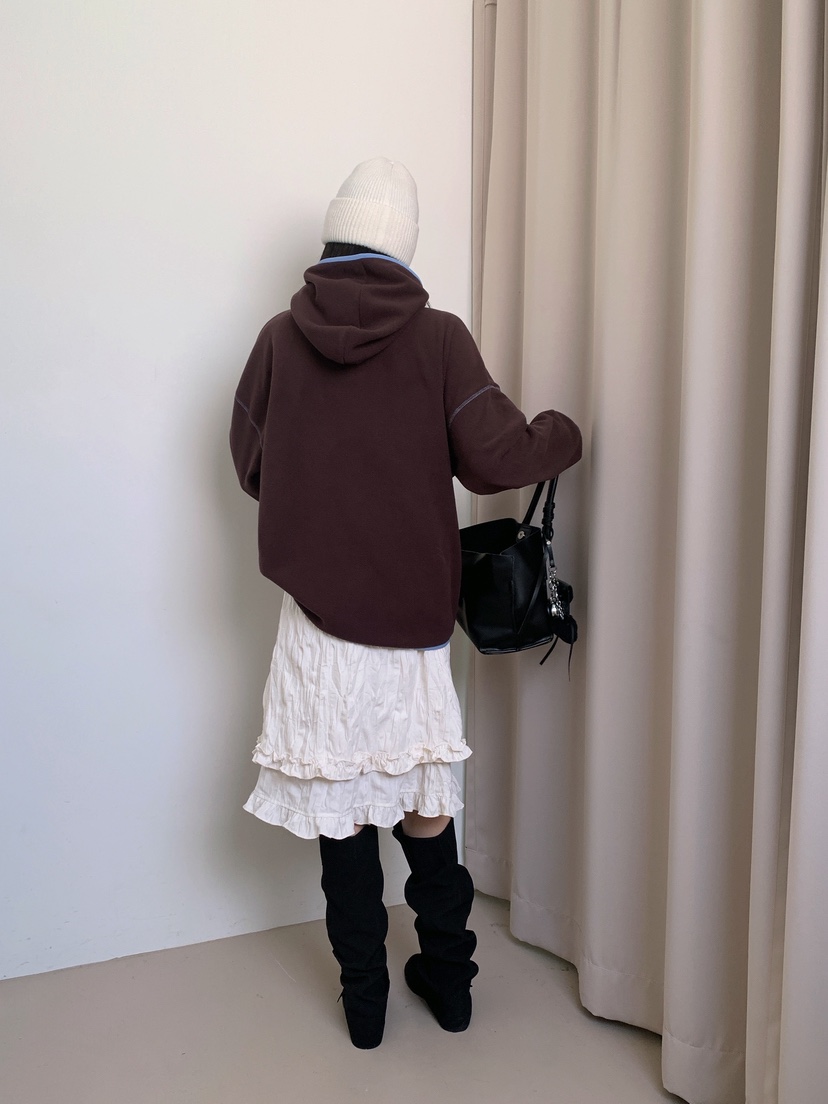 ZITTEN東大門㊣實拍女裝新品25秋冬真品熱賣職業休閑衛衣保暖ZITTEN衛衣