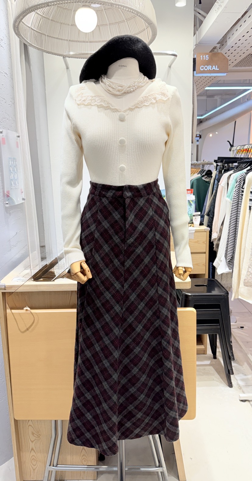 CORAL韓國代購㊣女裝新款真品推薦熱賣休閑時尚25秋冬針織衫CORAL針織衫