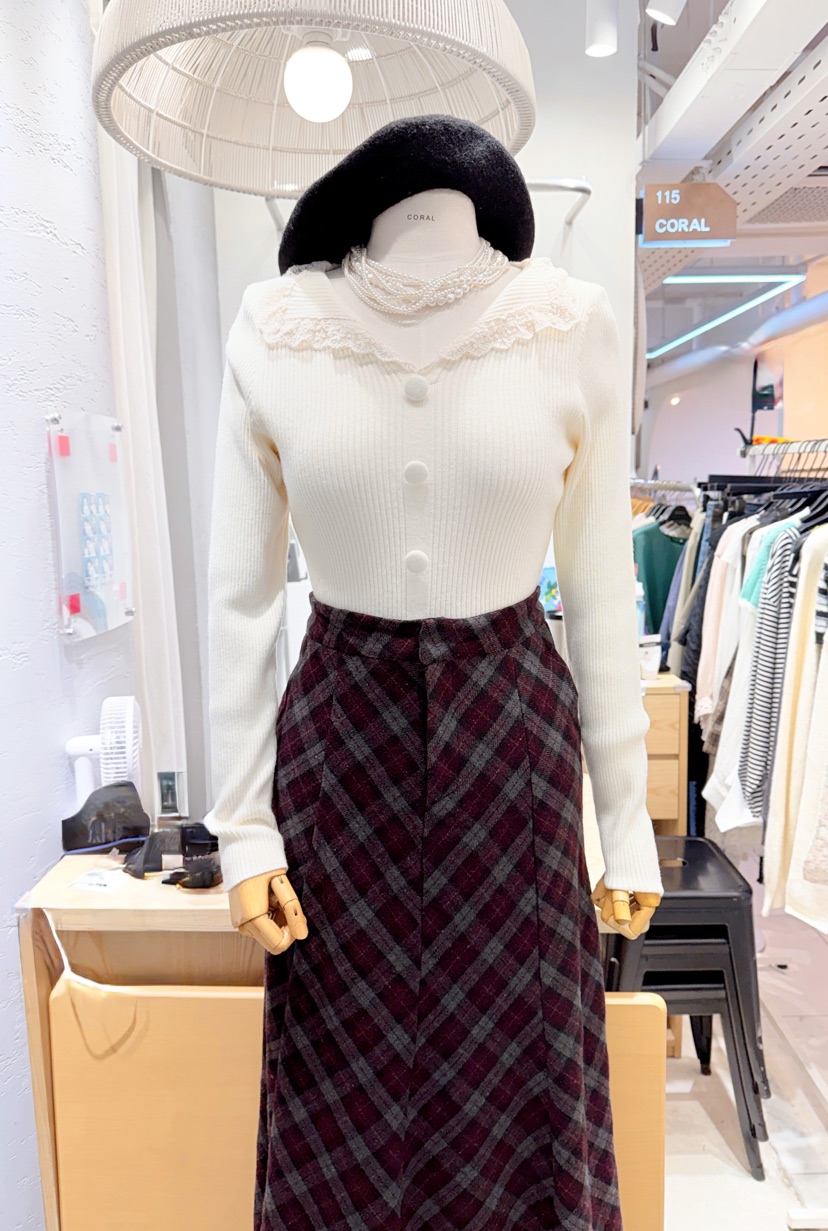 CORAL韓國代購㊣女裝新款真品推薦熱賣休閑時尚25秋冬針織衫CORAL針織衫